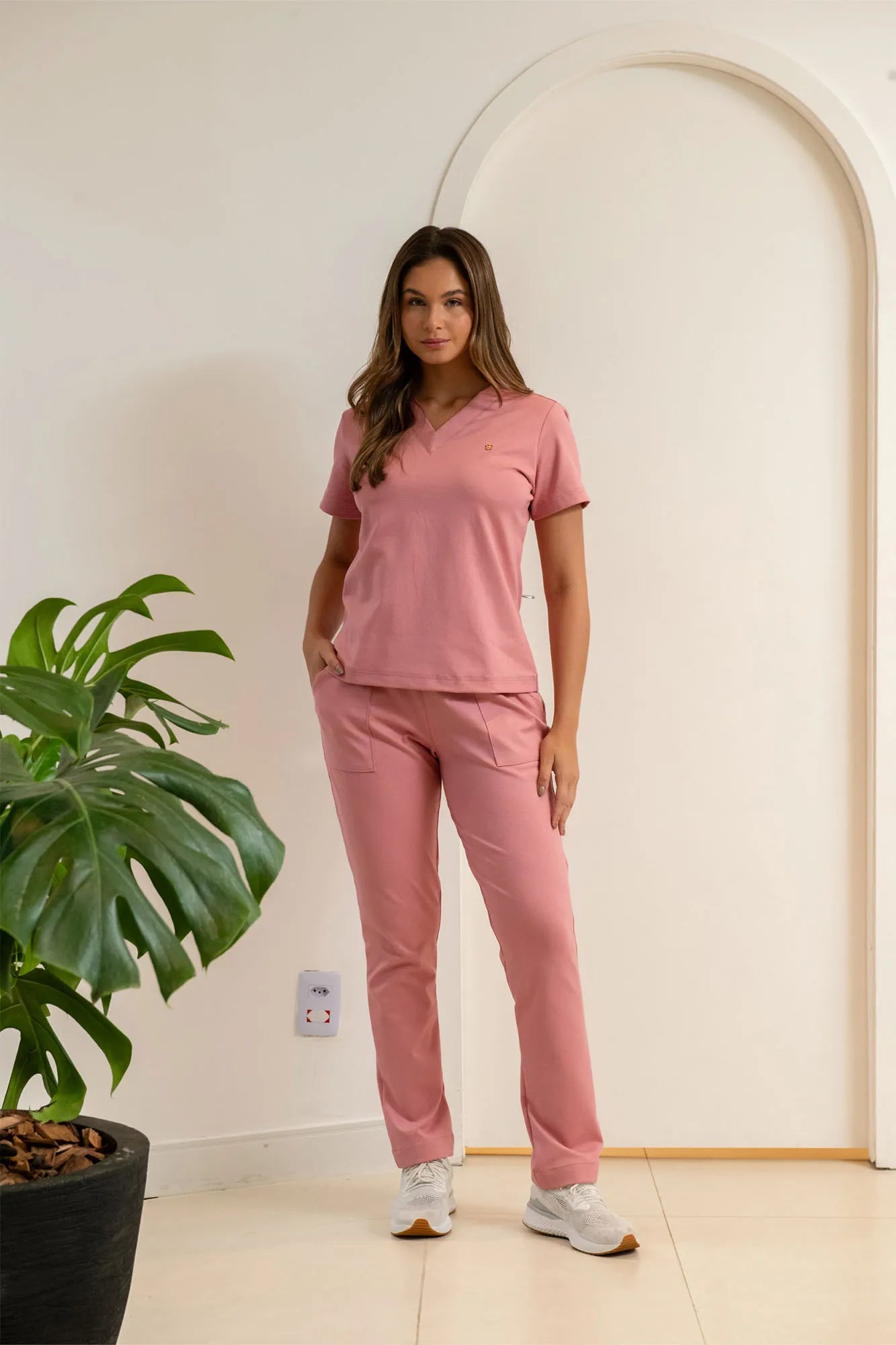 Scrub Essential Feminino Blush