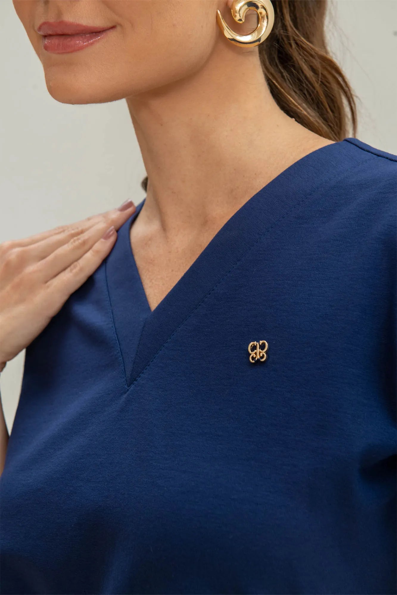 Scrub Essential Feminino Imperial Blue