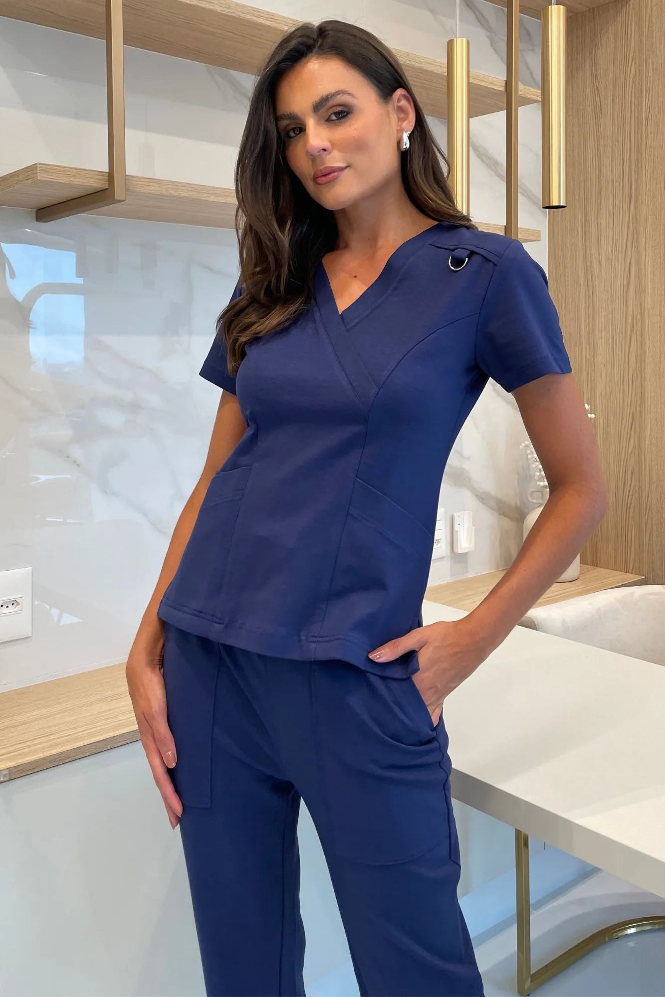 Scrub New Tech Feminino Imperial Blue