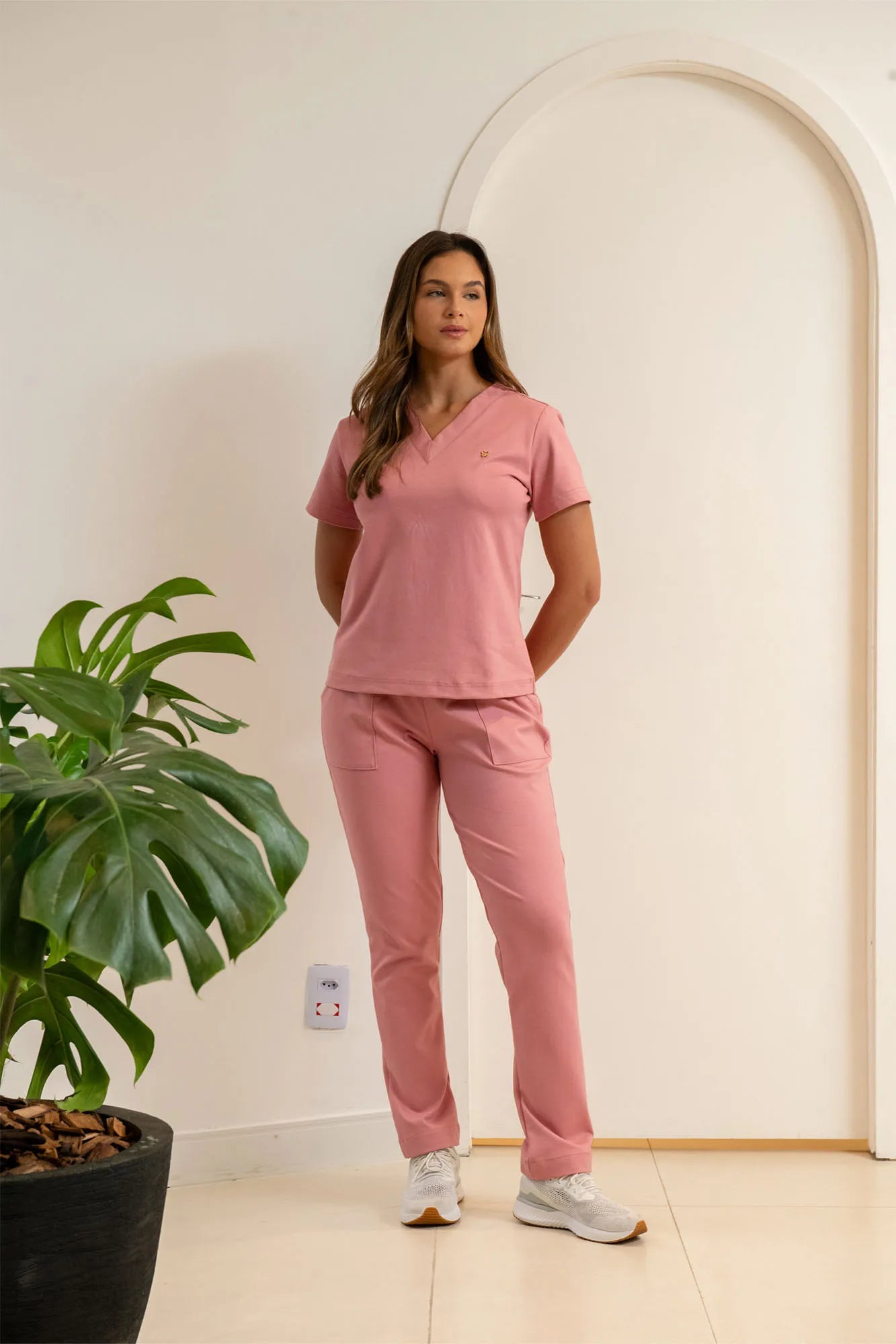 Scrub Essential Feminino Blush